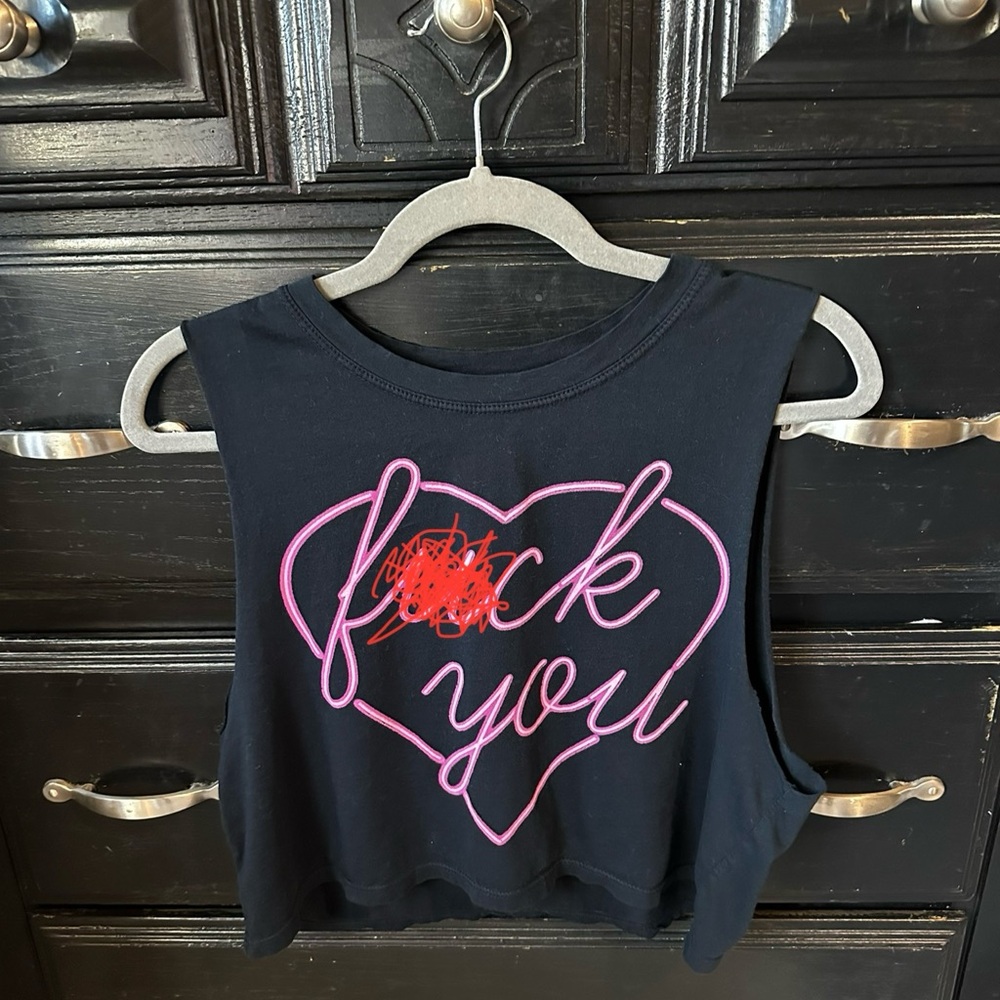 F*ck you Graphic Tank Top